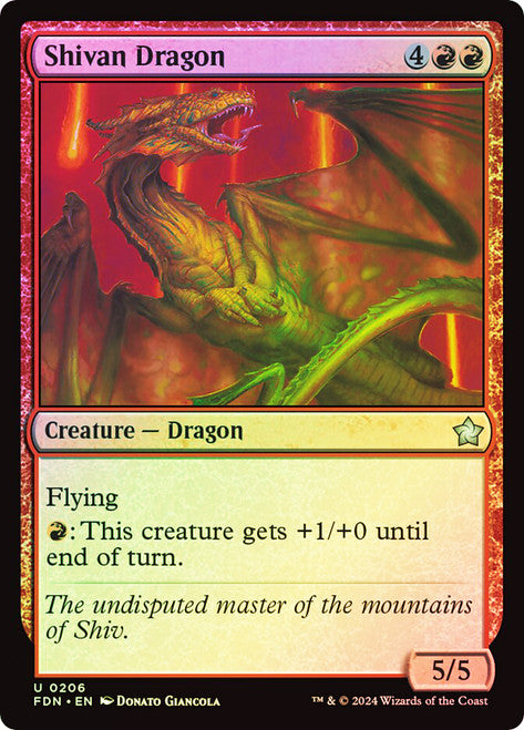 Shivan Dragon - Foil