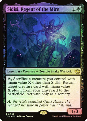 Sidisi, Regent of the Mire Foil