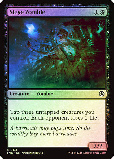 Siege Zombie Foil