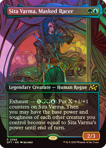 Sita Varma, Masked Racer (Borderless) Foil