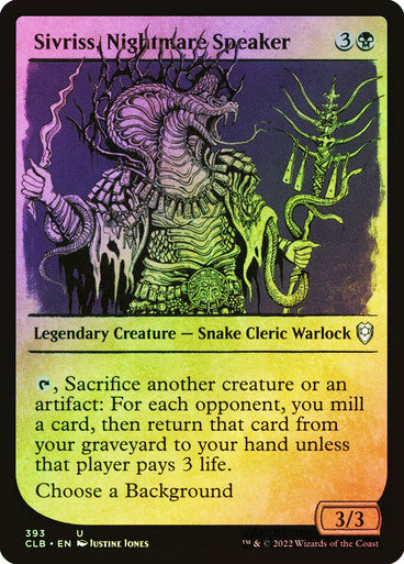 Sivriss, Nightmare Speaker (Showcase) Foil