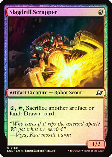 Slagdrill Scrapper Foil