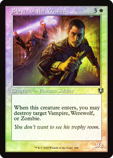 Slayer of the Wicked (Retro Frame) Foil