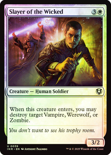 Slayer of the Wicked Foil