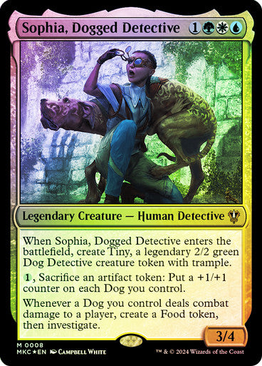 Sophia, Dogged Detective Foil