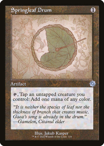 Springleaf Drum (Retro Frame)