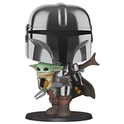 Star Wars: The Mandalorian Chrome 10-pulgadas Funko Pop!