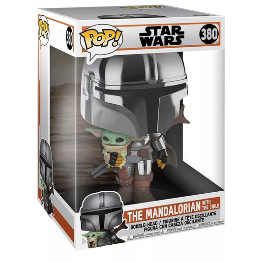 Star Wars: The Mandalorian Chrome 10-pulgadas Funko Pop!