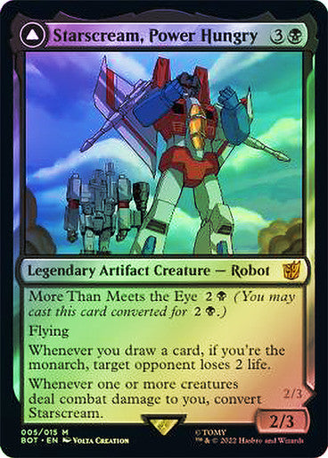 Starscream, Power Hungry // Starscream, Seeker Leader Foil