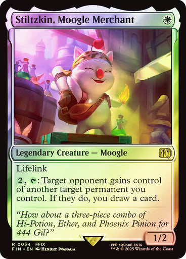 Stiltzkin, Moogle Merchant Foil