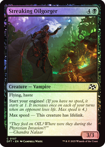 Streaking Oilgorger Foil