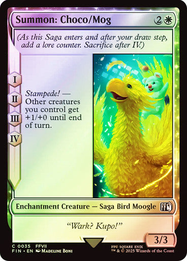 Summon: Choco/Mog Foil