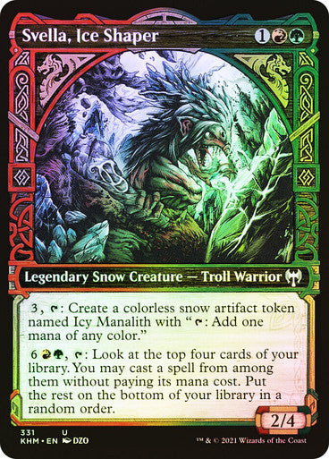 Svella, Ice Shaper (Showcase) Foil