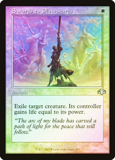 Swords to Plowshares (Retro Frame) Foil