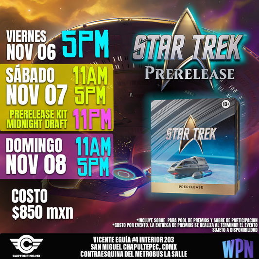 Pase de Evento: Star Trek Prerelease