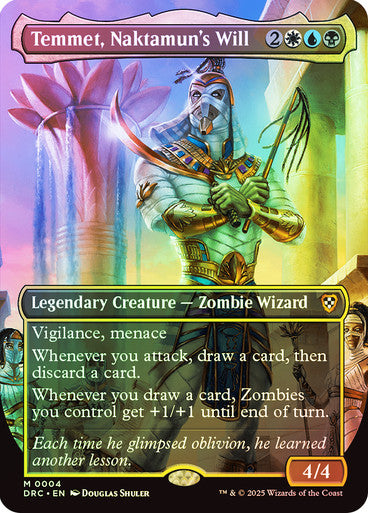 Temmet, Naktamun's Will (Borderless) Foil