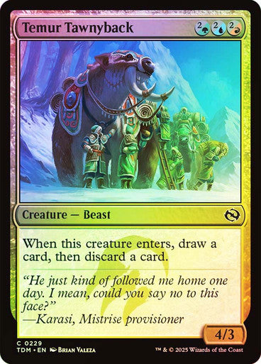 Temur Tawnyback Foil