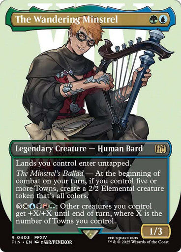 The Wandering Minstrel (Borderless)