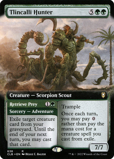 Tlincalli Hunter // Retrieve Prey (Extended Art)