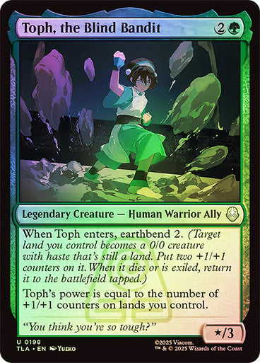 Toph, the Blind Bandit Foil