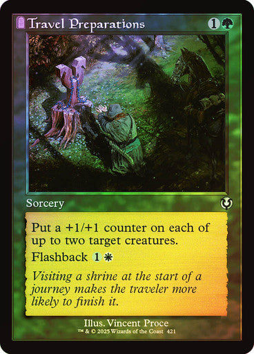 Travel Preparations (Retro Frame) Foil