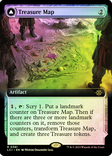 Treasure Map // Treasure Cove (Extended Art) Foil