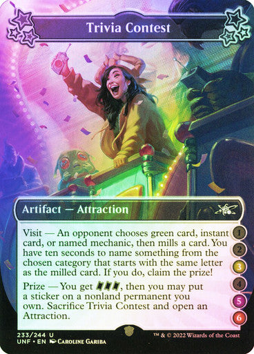 Trivia Contest Foil