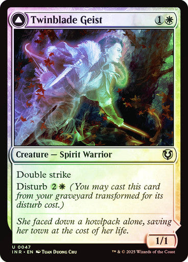 Twinblade Geist // Twinblade Invocation Foil