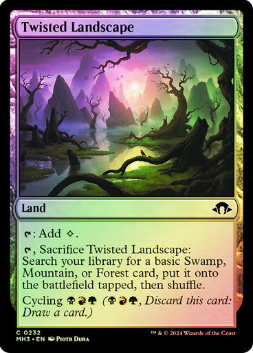 Twisted Landscape Foil