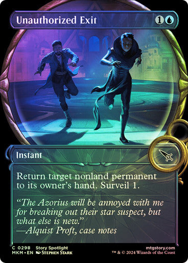 Unauthorized Exit (Showcase) Foil