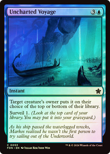 Uncharted Voyage Foil