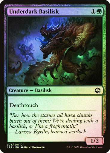 Underdark Basilisk Foil