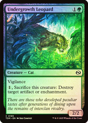 Undergrowth Leopard Foil