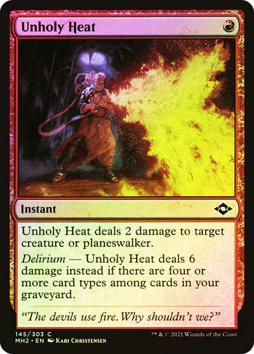 Unholy Heat Foil