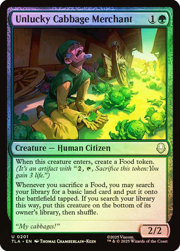 Unlucky Cabbage Merchant Foil