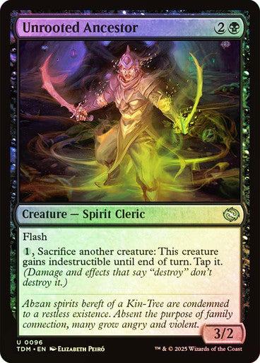 Unrooted Ancestor Foil