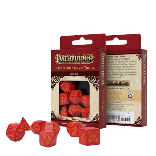 Q Workshop: Pathfinder Curse of the Crimson Juego de Dados