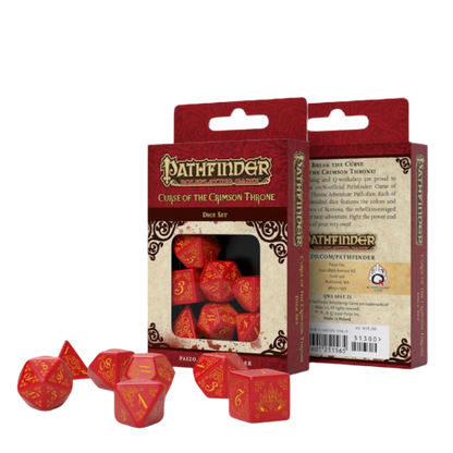 Q Workshop: Pathfinder Curse of the Crimson Juego de Dados