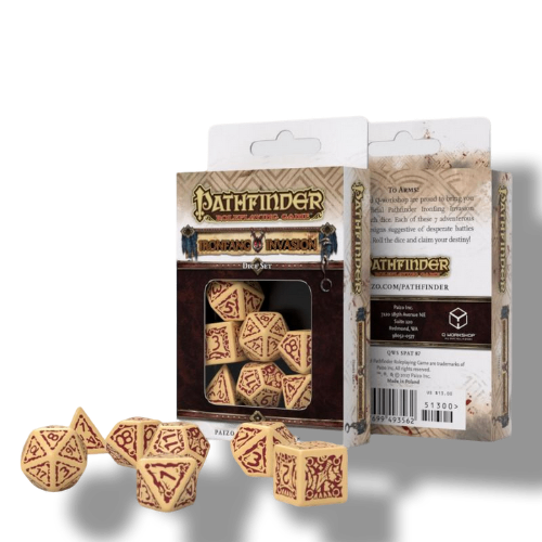 Q Workshop: Pathfinder Ironfang Invasion Juego de Dados