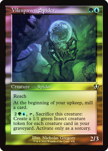 Vilespawn Spider (Retro Frame) Foil
