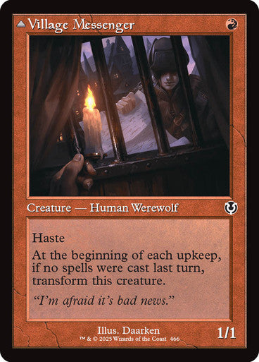 Village Messenger // Moonrise Intruder (Retro Frame)