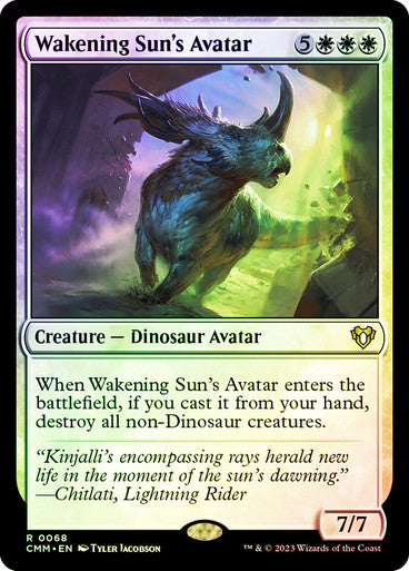 Wakening Sun's Avatar Foil