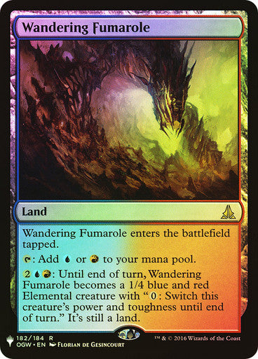 Wandering Fumarole Foil