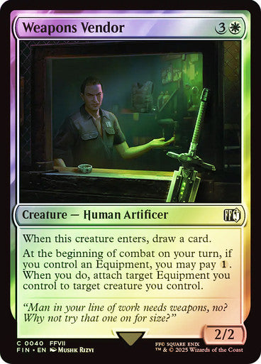 Weapons Vendor Foil