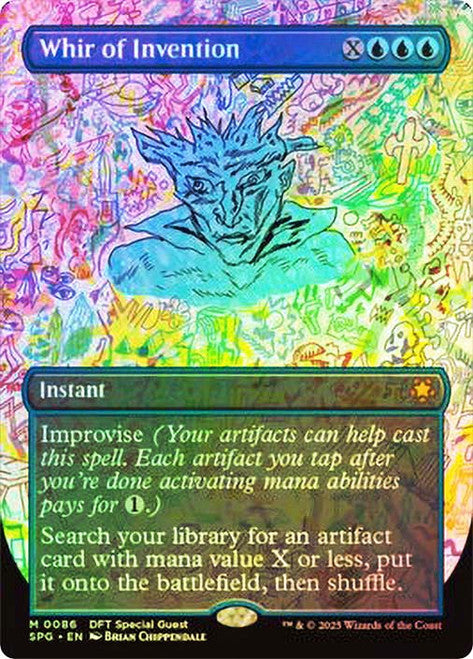 Whir of Invention - (Borderless) - Foil