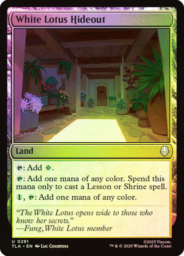 White Lotus Hideout Foil