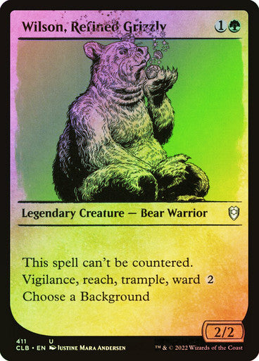 Wilson, Refined Grizzly (Showcase) Foil