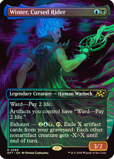 Winter, Cursed Rider (Borderless) Foil