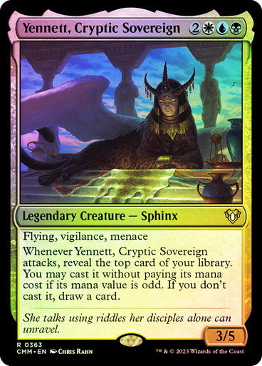 Yennett, Cryptic Sovereign Foil