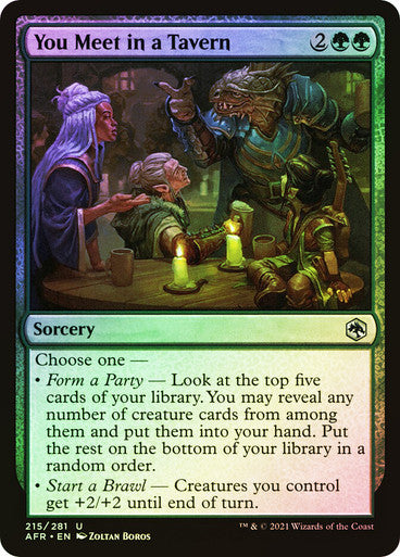 You Meet in a Tavern Foil